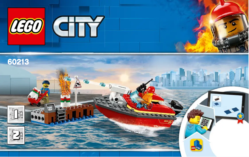 Page 1 de la notice Manuel utilisateur Lego City 60213