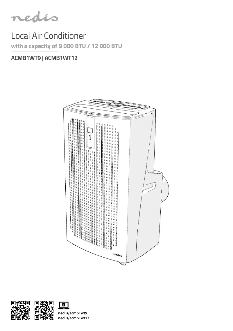 Image de la première page du manuel de l'appareil ACMB1WT12