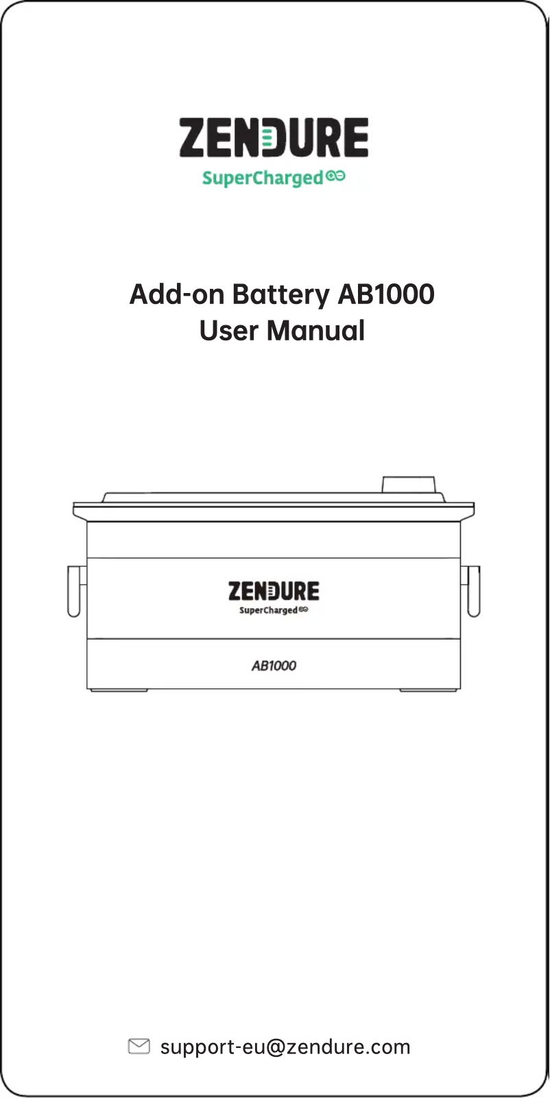 Page 1 de la notice Manuel utilisateur Zendure SolarFlow