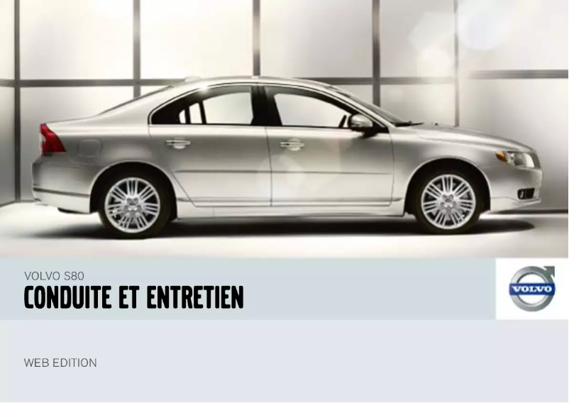 Page 1 de la notice Manuel utilisateur Volvo S80 (2006)