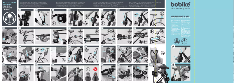 Page 1 de la notice Manuel utilisateur Bobike Maxi exclusive