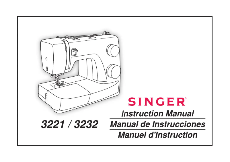 Page n°1 - Manuel utilisateur Singer 3232