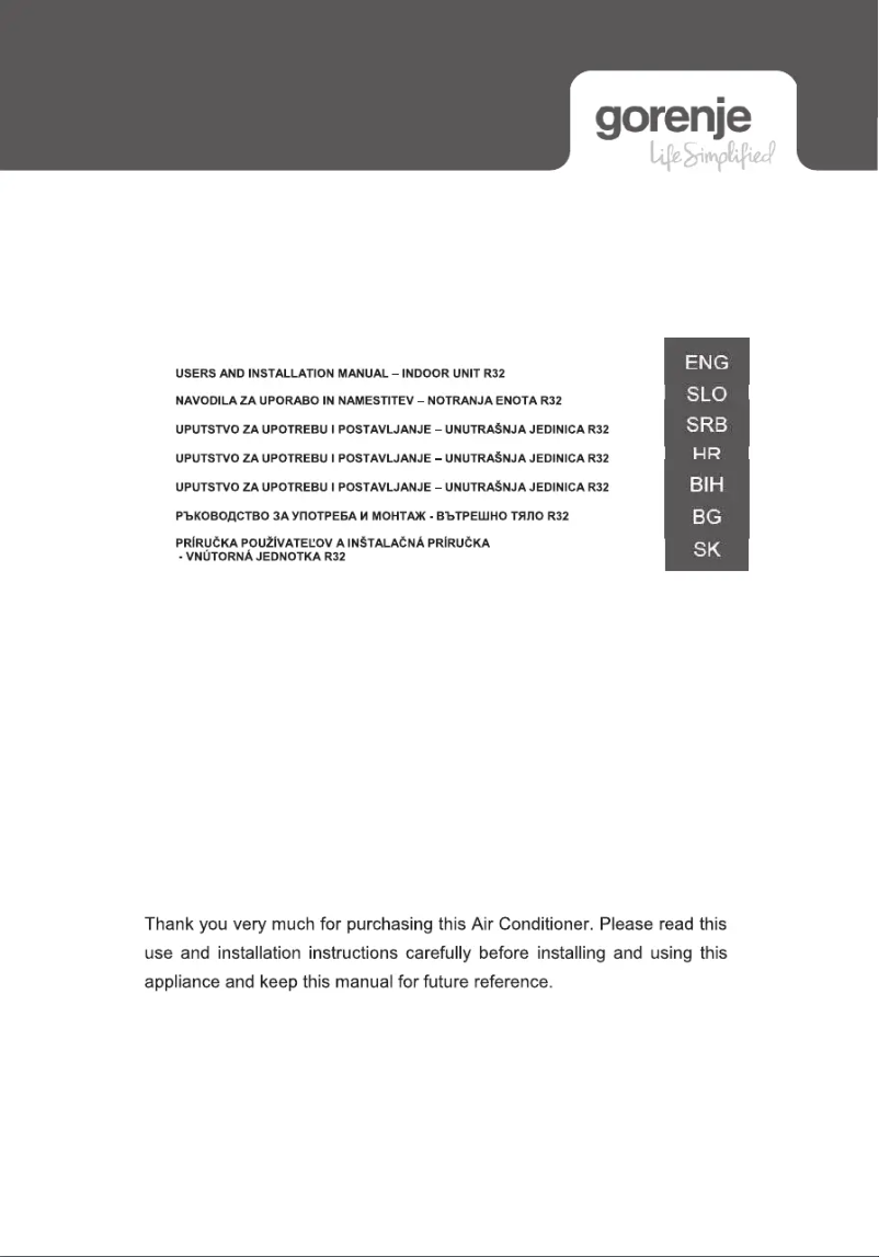 Image de la première page du manuel de l'appareil REA26IN KC