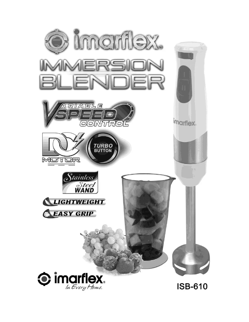 Page n°1 - Manuel utilisateur Imarflex ISB-610