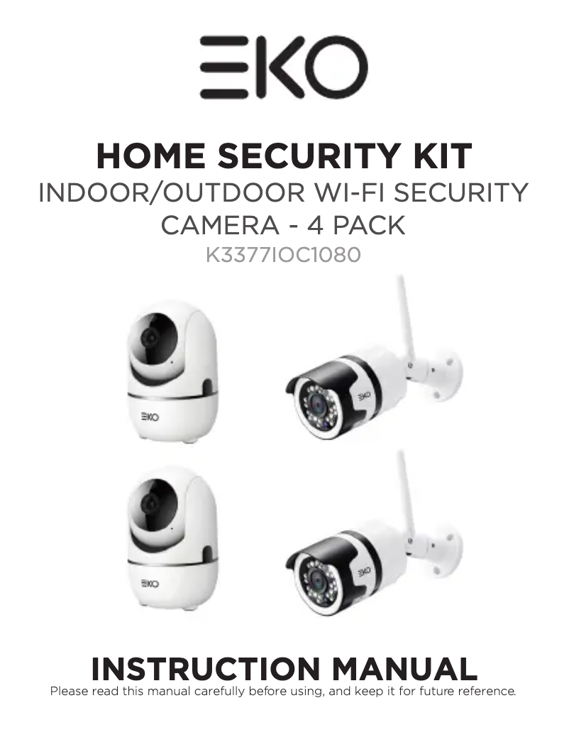 Page 1 de la notice Manuel utilisateur EKO K3377IOC1080