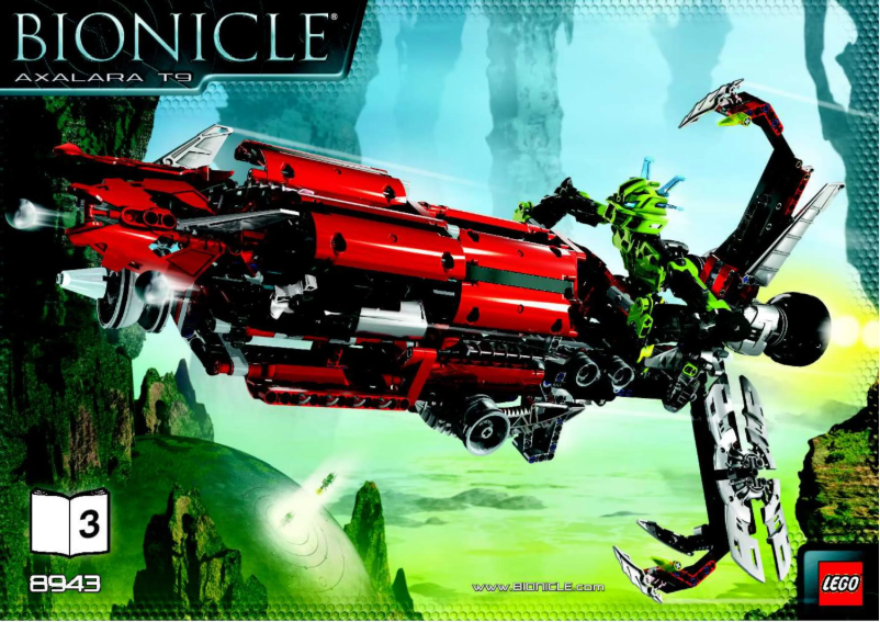 Page 1 of the manual User Manual Lego Bionicle 8943