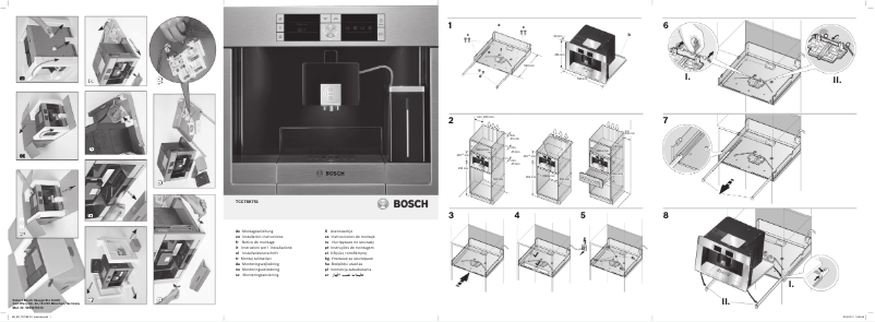 Page 1 de la notice Guide d'installation Bosch TCC78K751