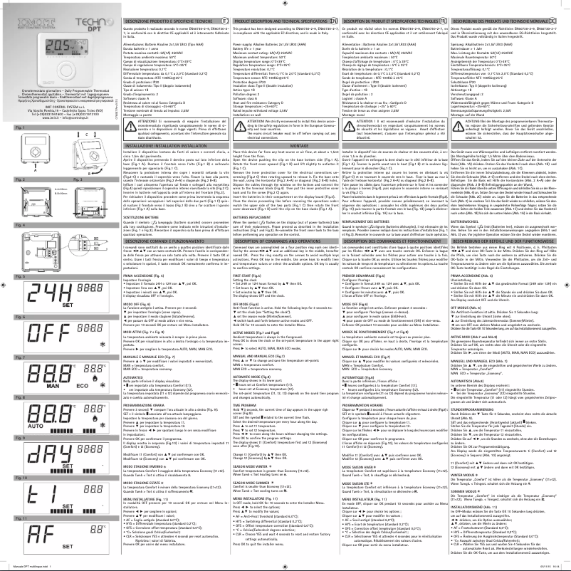 Page 1 de la notice Manuel utilisateur IMIT Techno DPT 578121