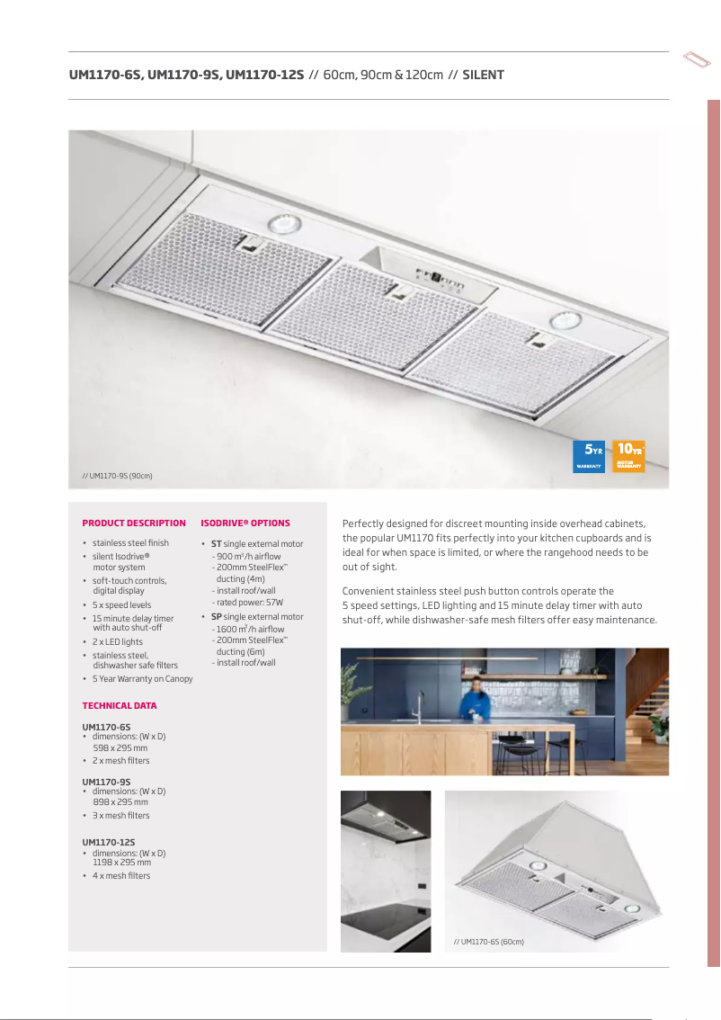 Image de la première page du manuel de l'appareil UM1170-6S