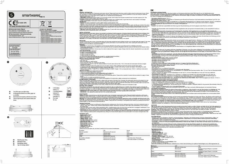 Image de la première page du manuel de l'appareil FSM-11410