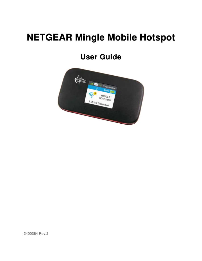 Page 1 de la notice Manuel utilisateur Netgear AirCard 778S
