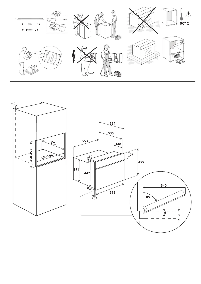Page 1 de la notice Instructions de sécurité Whirlpool AMW 509/IX