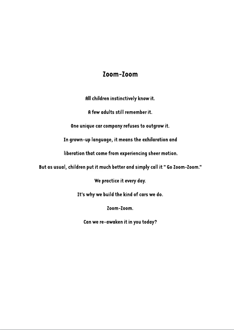 Image de la première page du manuel de l'appareil 3 Hatchback (2006)