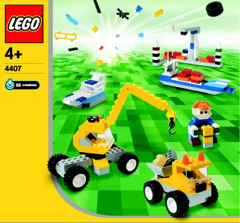 Page 1 de la notice Manuel utilisateur Lego Classic 4407