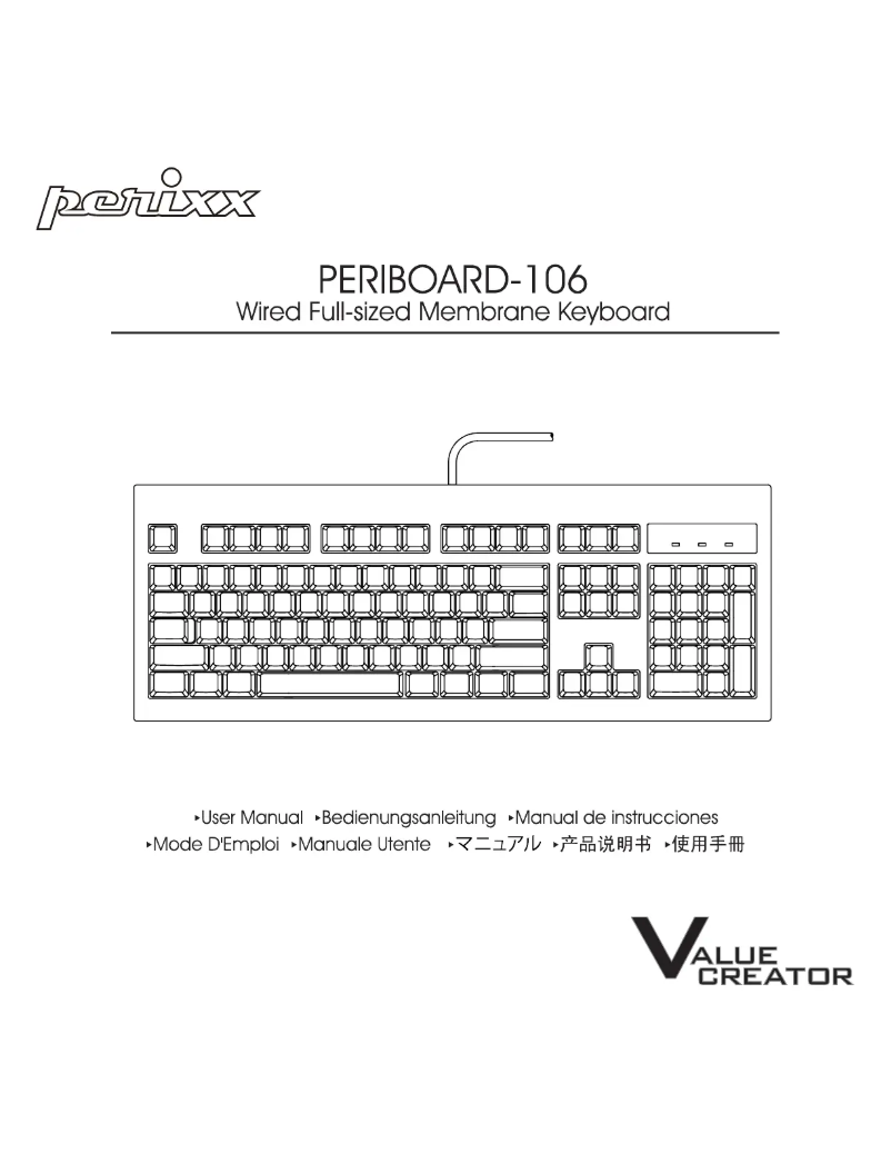 Image de la première page du manuel de l'appareil PERIBOARD-106