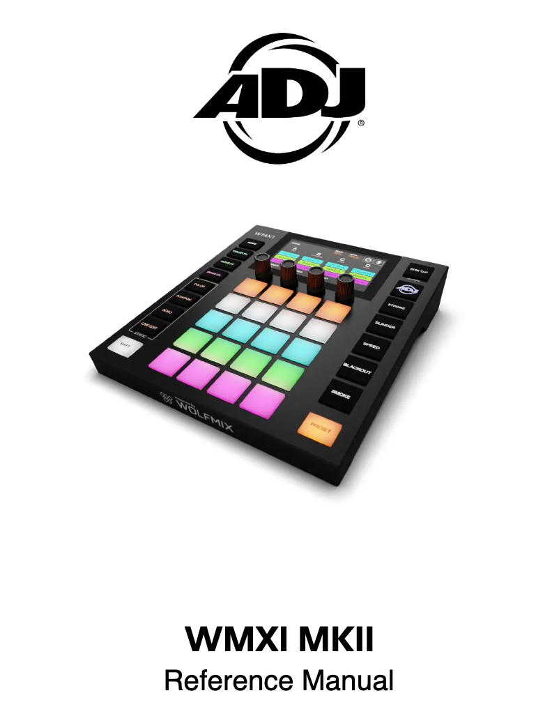 Image de la première page du manuel de l'appareil Wolfmix W1 MK2