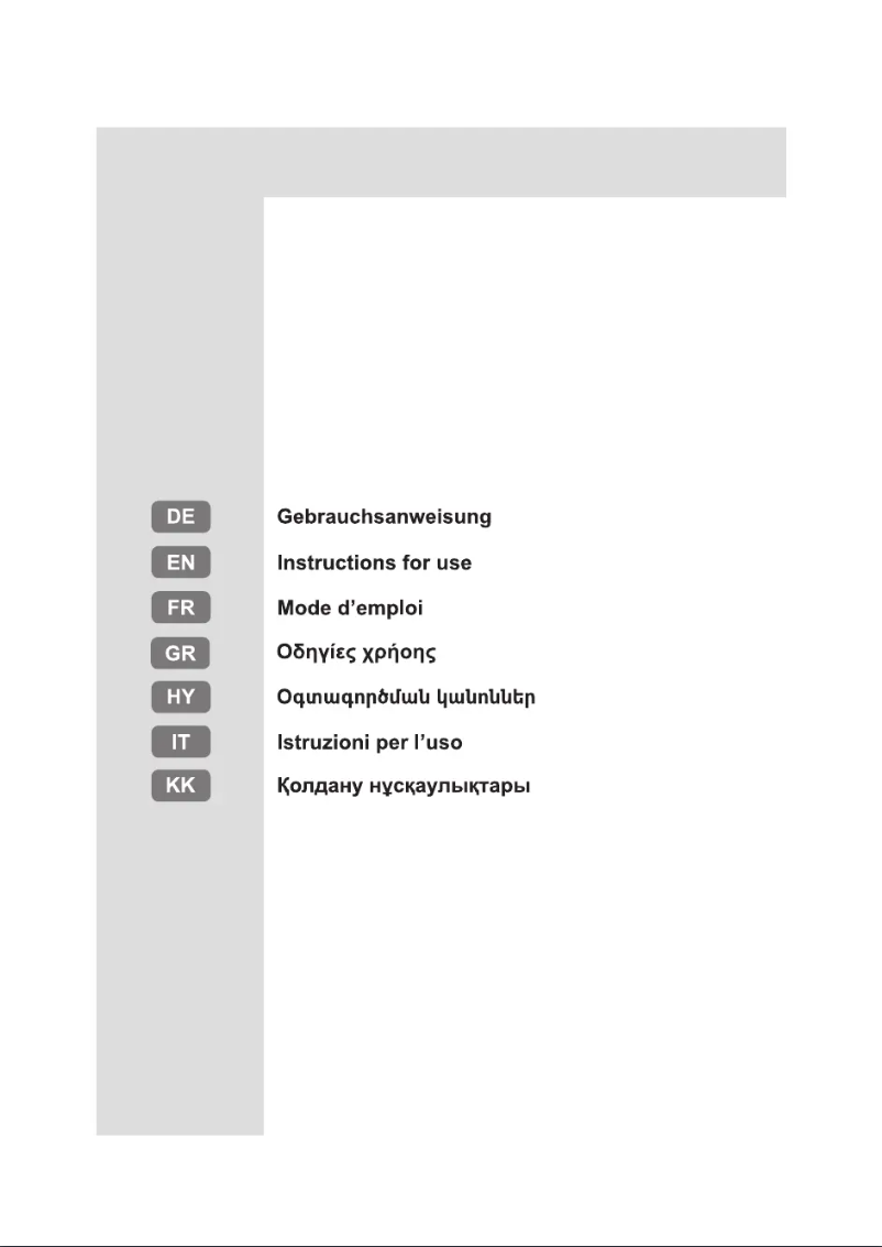 Page n°1 - Manuel utilisateur Hotpoint HA84TE 72 XO3