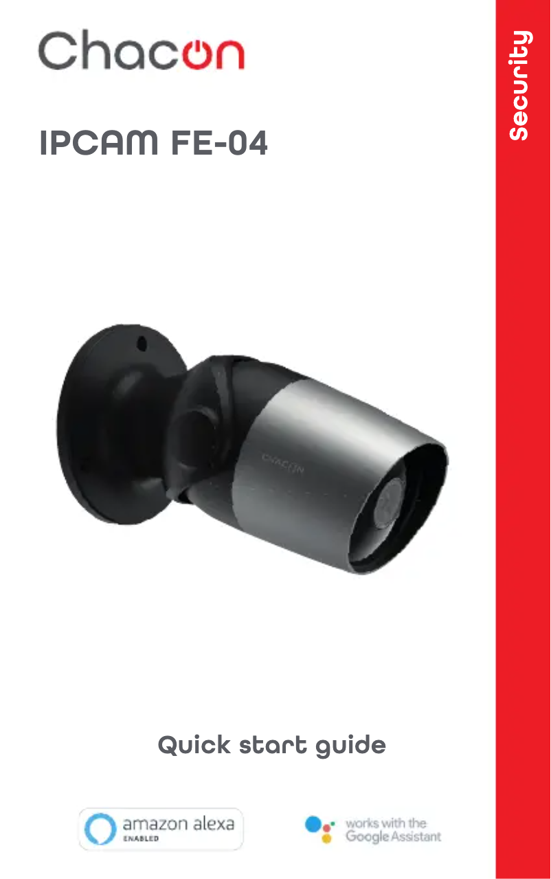 Image de la première page du manuel de l'appareil IPCAM-FE04