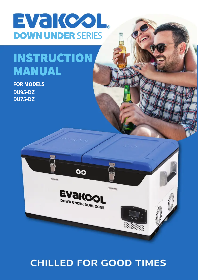 Page 1 de la notice Manuel utilisateur Evakool DU75-DZ