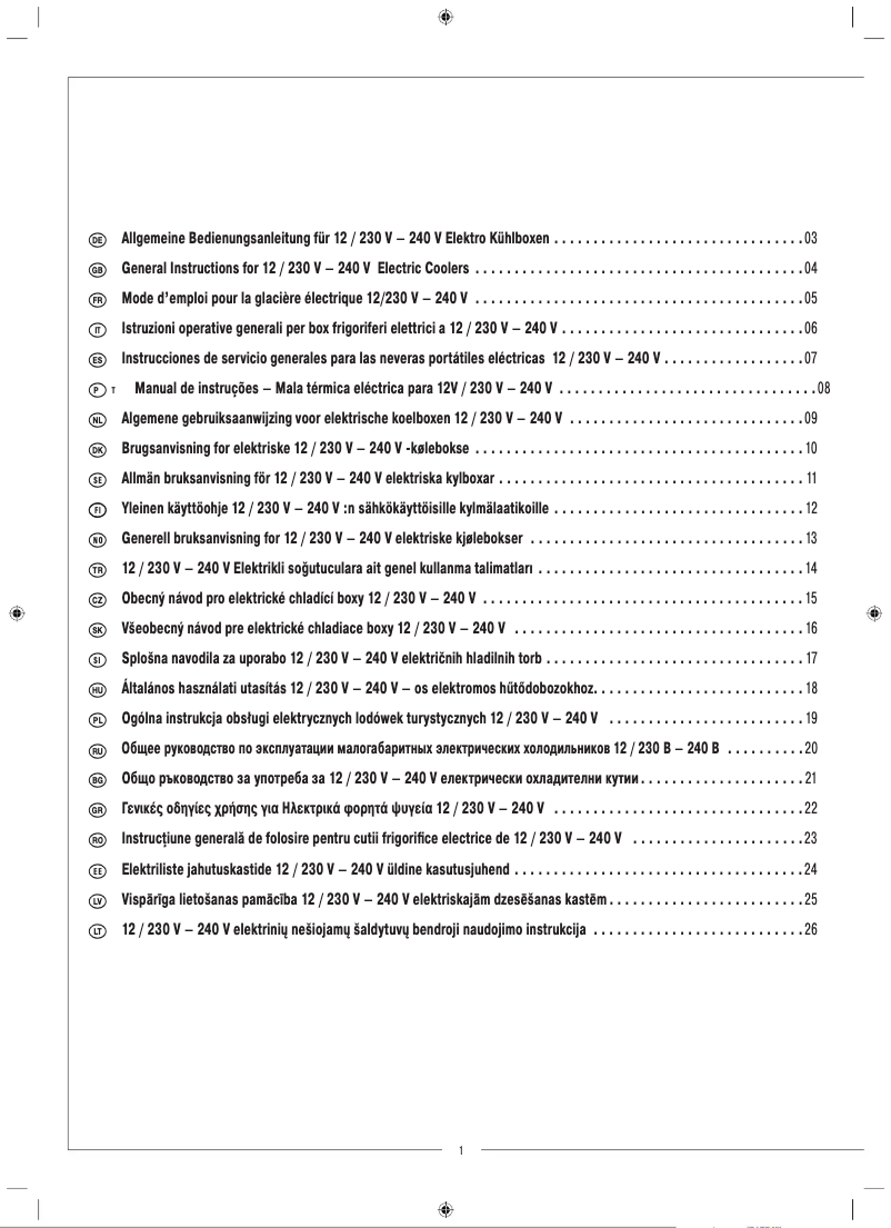 Page 1 de la notice Manuel utilisateur EZetil E40