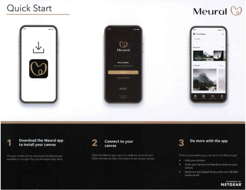 Page n°1 - Manuel utilisateur Netgear Meural MC315GDW