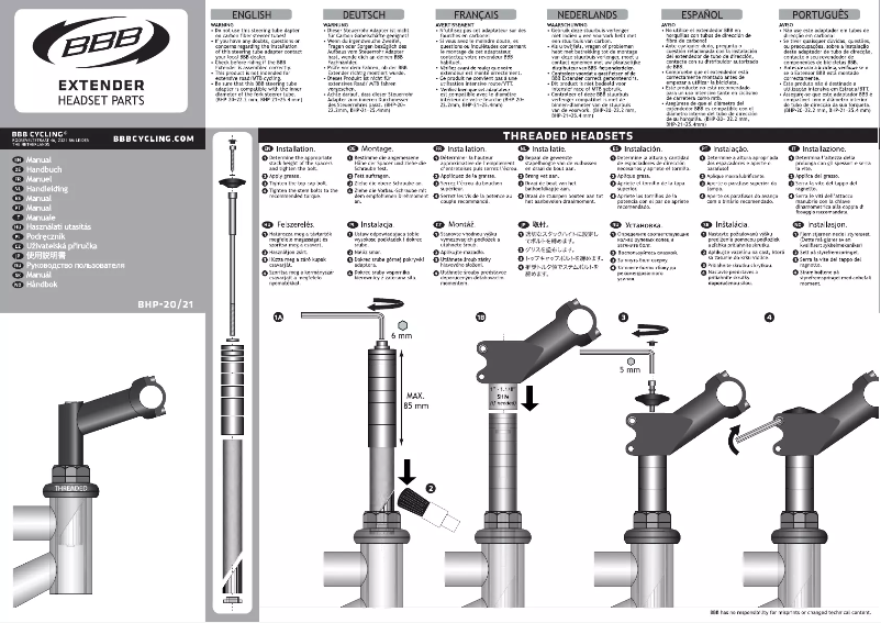 Página 1 del manual Manual de usuario BBB BHP-20