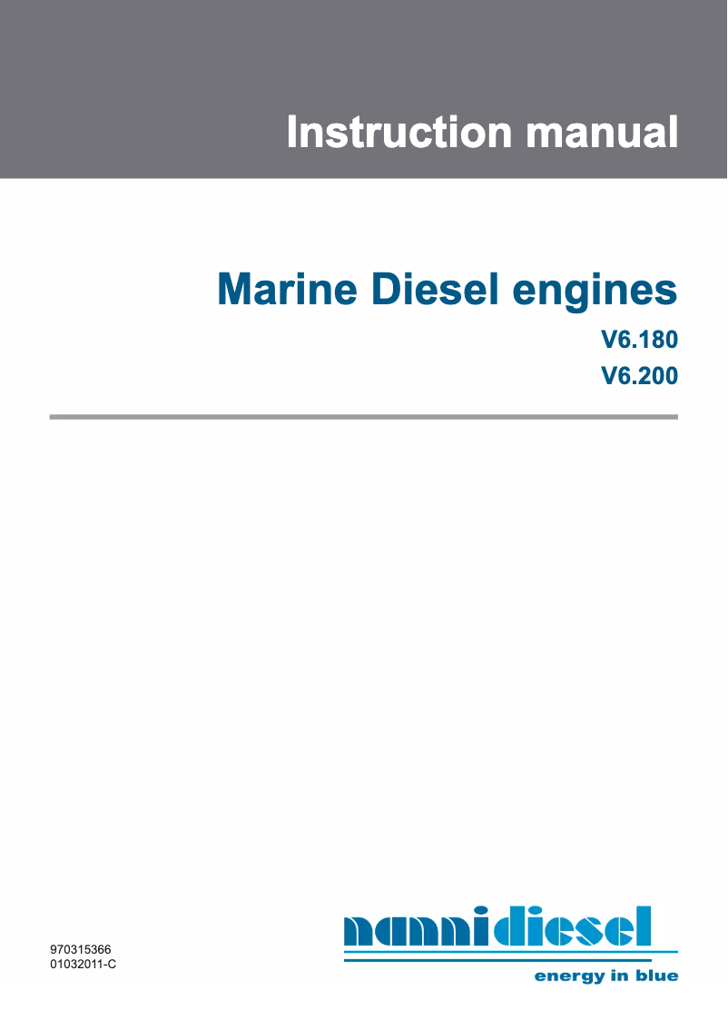 Página 1 del manual Manual de usuario Nanni V6.180