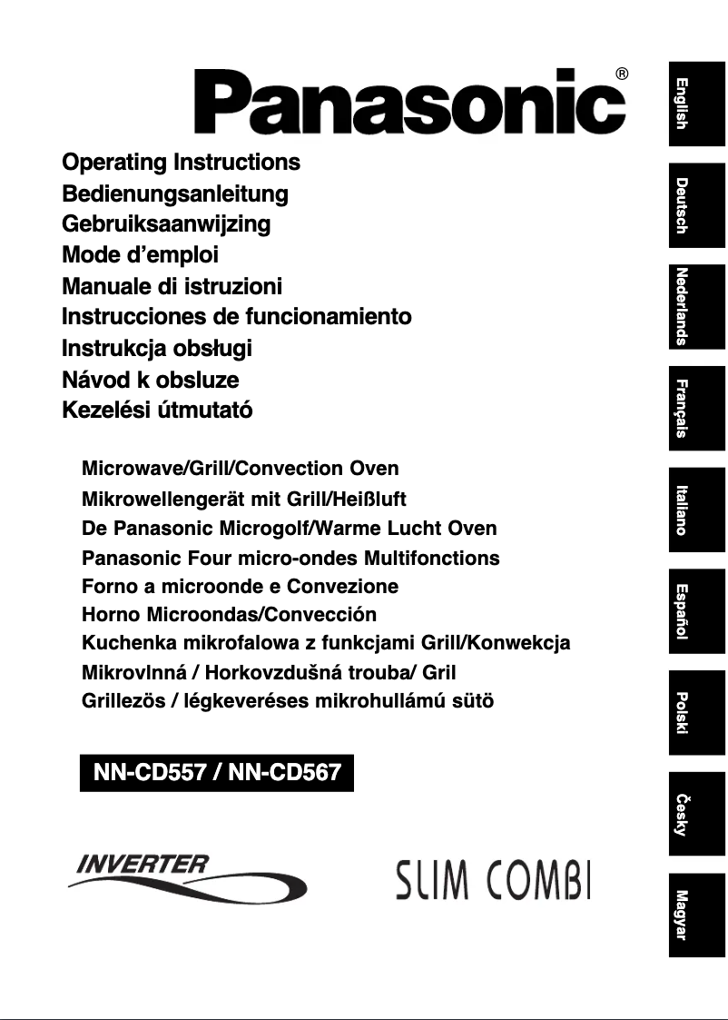 Page 1 de la notice Manuel utilisateur Panasonic NN-CD567M