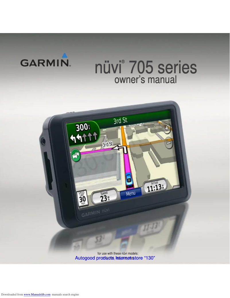 Página 1 del manual Manual de usuario Garmin nüvi 765 TFM