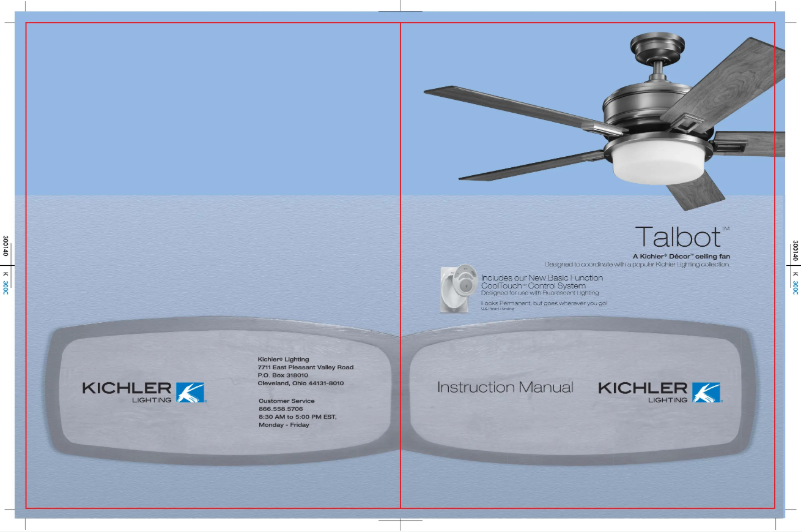 Página 1 del manual Manual de usuario Kichler Talbot
