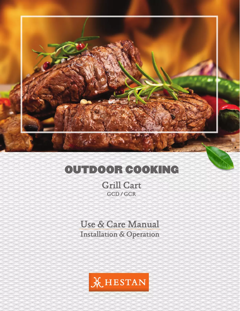 Page n°1 - Manuel utilisateur Hestan GCR42