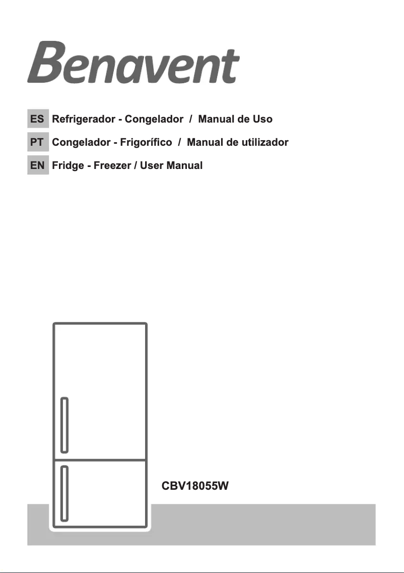Page n°1 - Manuel utilisateur Benavent CBV18055W