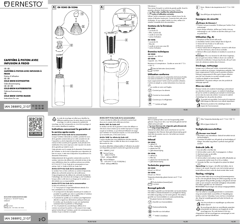 Página 1 del manual Manual de usuario Ernesto IAN 388892