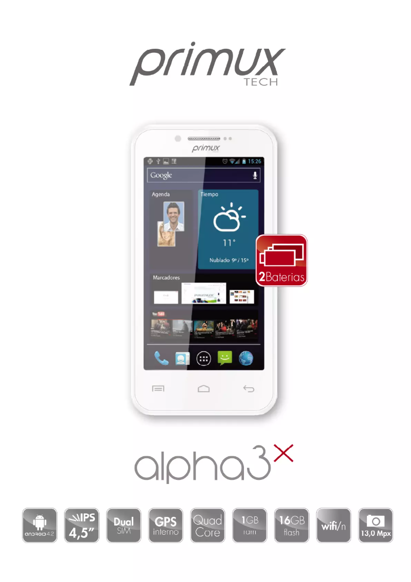 Page n°1 - Manuel utilisateur Primux Alpha 3X