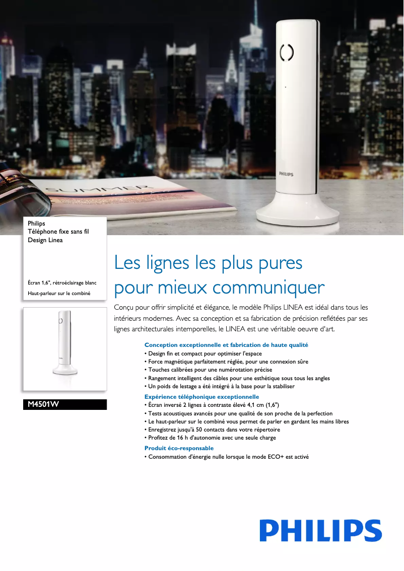 Image de la première page du manuel de l'appareil M450