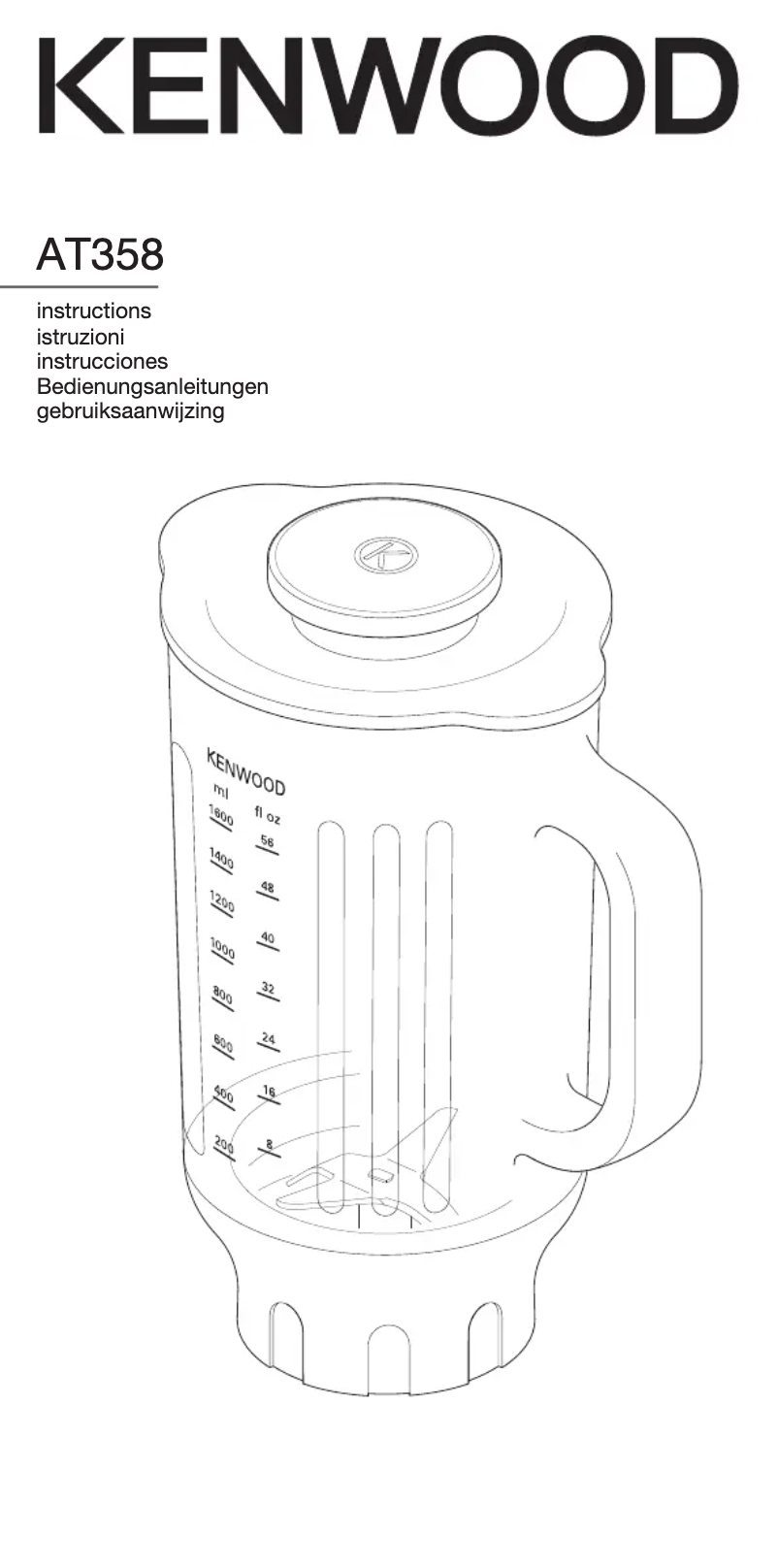 Imagen de la primera página del manual del dispositivo AT358