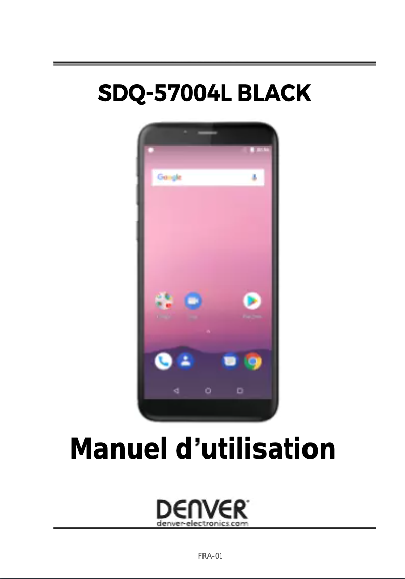 Page 1 de la notice Manuel utilisateur Denver SDQ-57004L