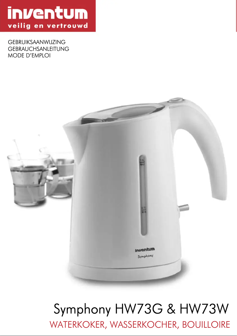Page 1 de la notice Manuel utilisateur Inventum HW73G