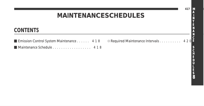 Page 1 de la notice Manuel d'utilisation et d'entretien Dodge Challenger (2009)