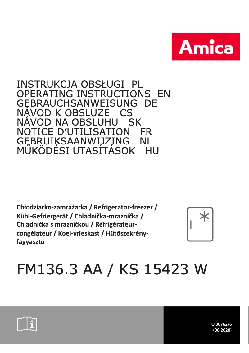 Page n°1 - Label énergétique Amica FM136.3AA