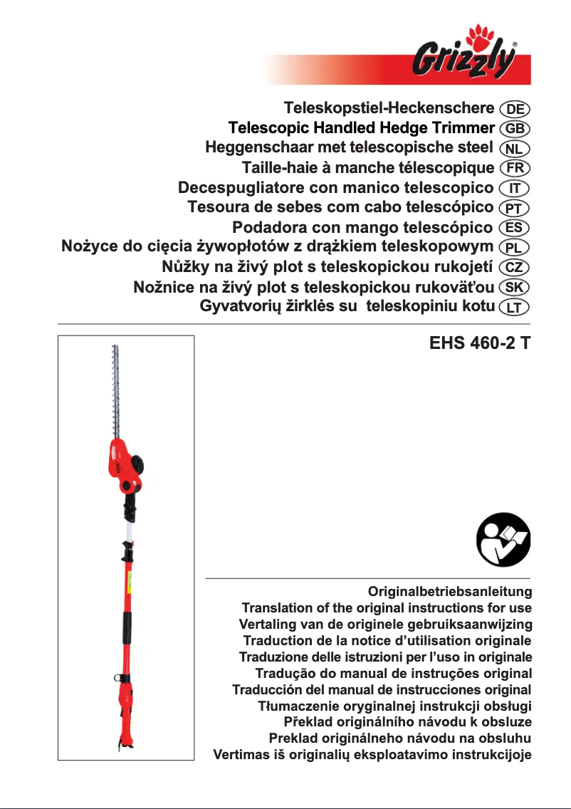 Page 1 de la notice Manuel utilisateur Grizzly EHS 460-2 T