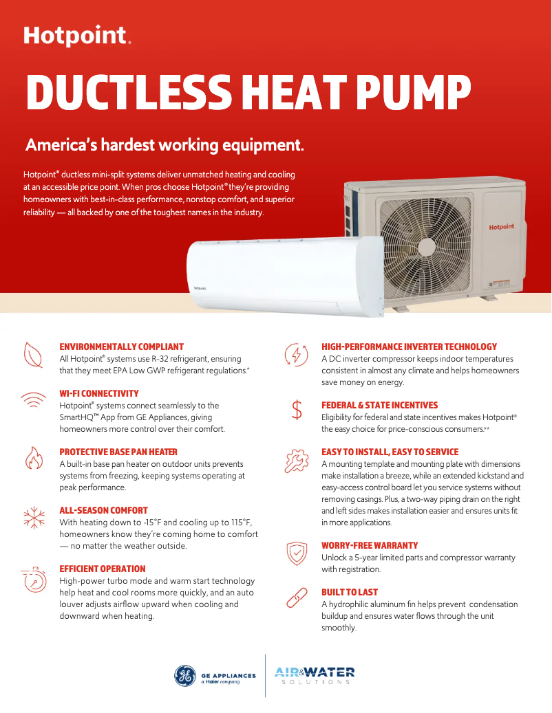 Page 1 de la notice Fiche technique Hotpoint 1H12HN2DAA
