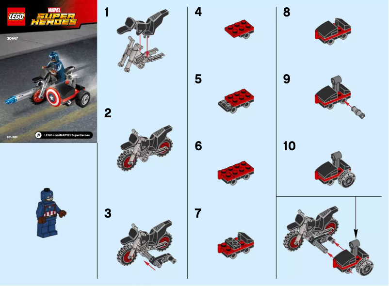 Page n°1 - Manuel utilisateur Lego Marvel Super Heroes 30447