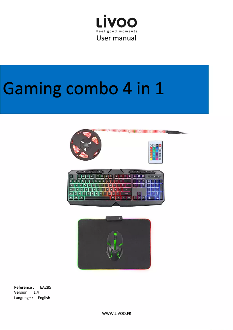 Image de la première page du manuel de l'appareil TEA285