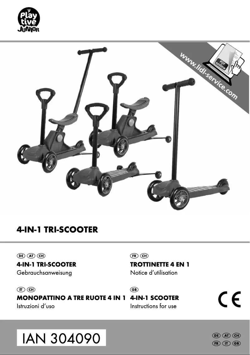 Imagen de la primera página del manual del dispositivo IAN 304090