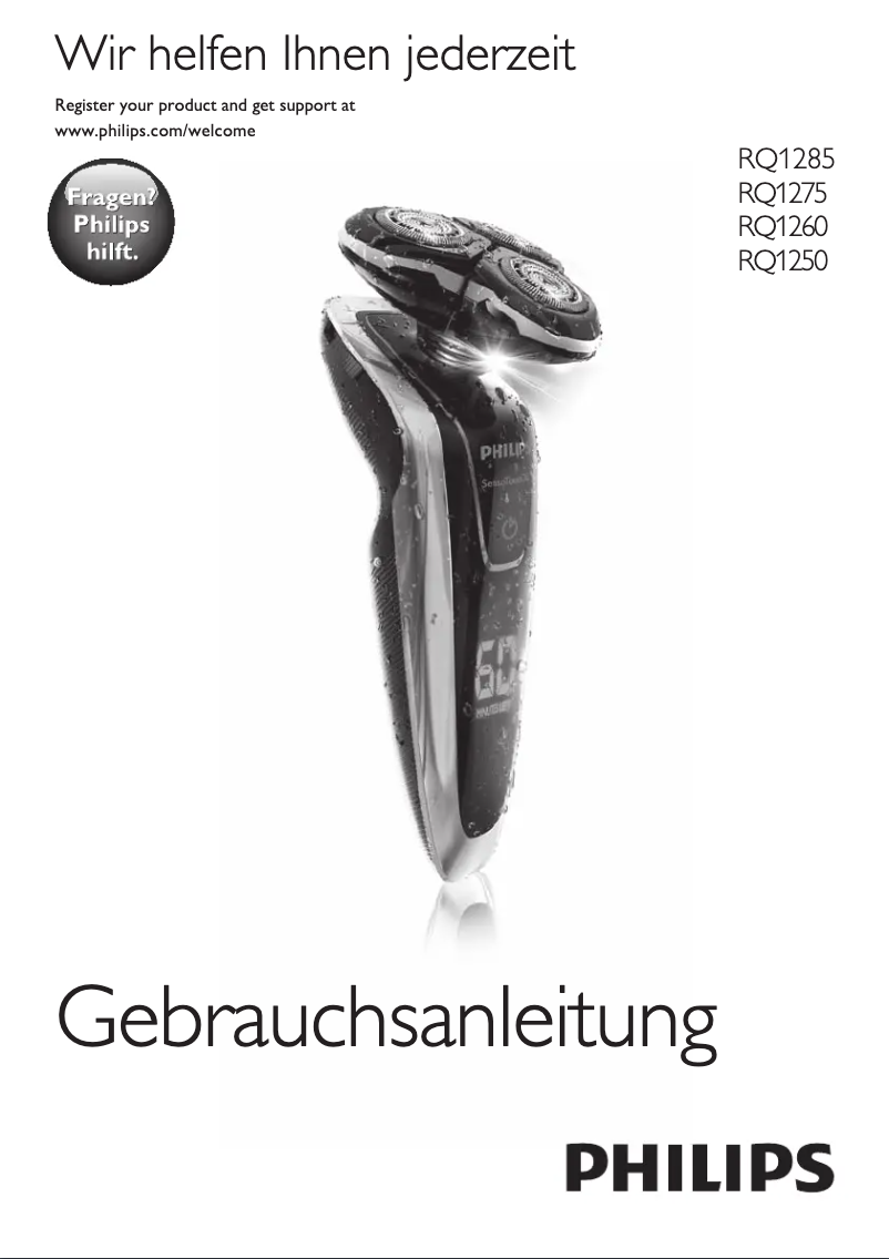 Page 1 of the manual User Manual Philips CP9331