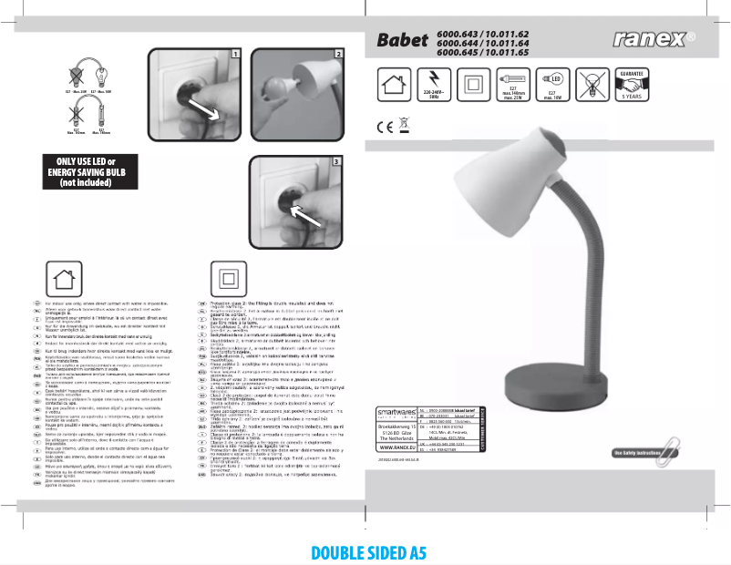 Page n°1 - Manuel utilisateur Ranex Babet