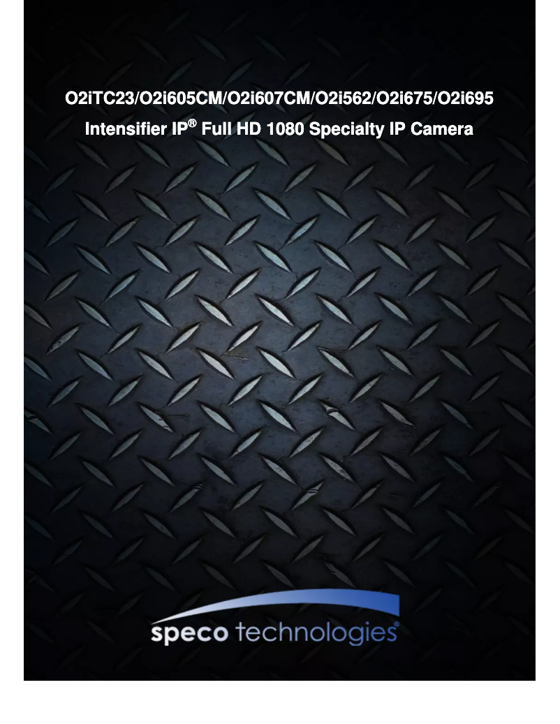 Image de la première page du manuel de l'appareil Intensifier IP O2i675