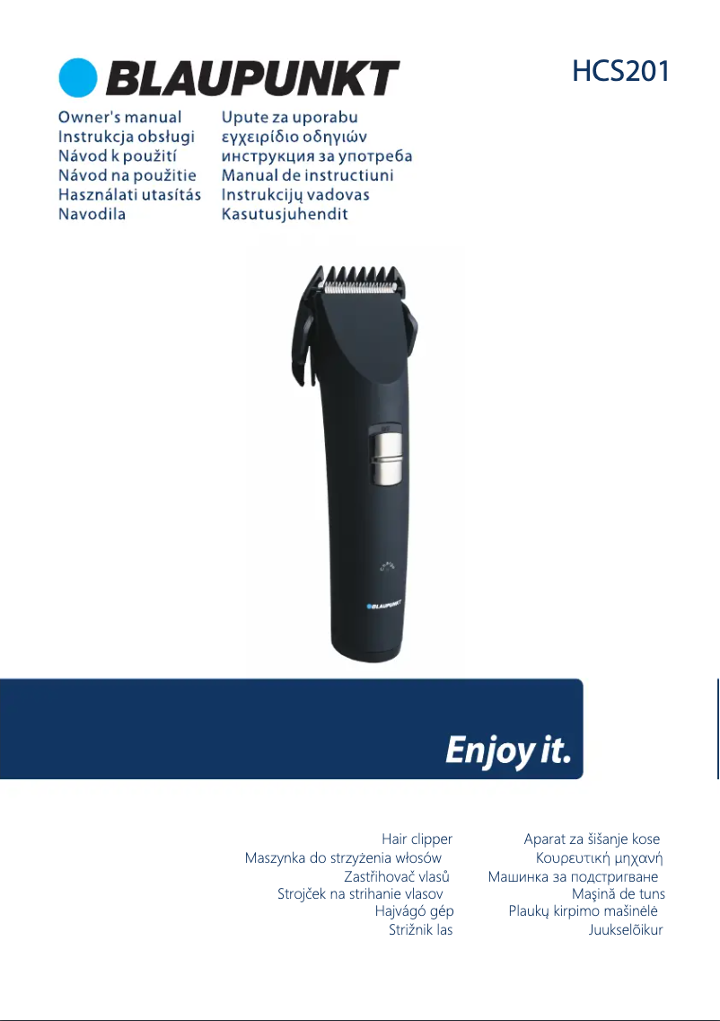 Page n°1 - Manuel utilisateur Blaupunkt HCS201