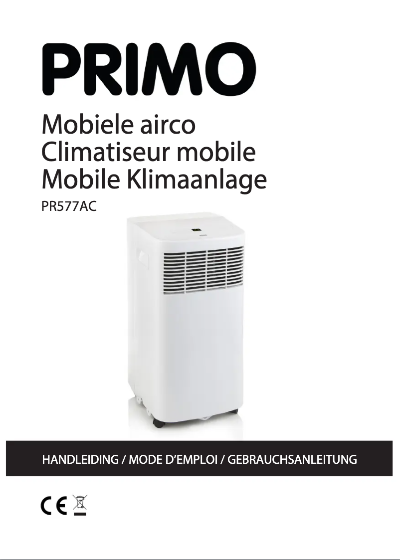 Image de la première page du manuel de l'appareil PR577AC